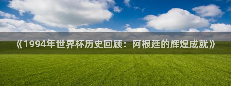 2026世界杯赛制：《1994年世界杯历史回顾：阿根廷的辉煌成就》
