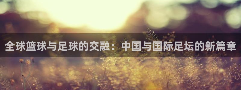 2026世界杯：全球篮球与足球的交融：中国与国际足坛的新篇章