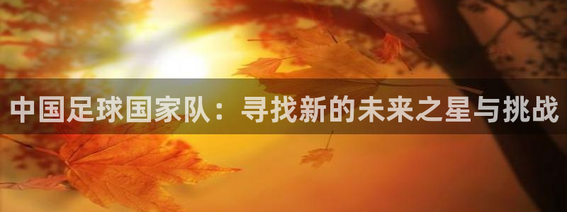 世界杯小组赛赛程：中国足球国家队：寻找新的未来之星与挑战